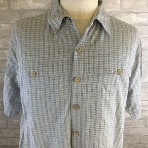Duke Kahanamoku Mens Plaid Bamboo Cotton Blend